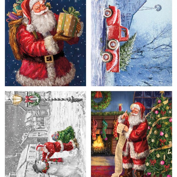 Picture a Christmas Pillow Panel 36x42 inches Digitally Printed by Riley Blake 100% Cotton Quilting Fabric RB-PD12377R-PILLOW