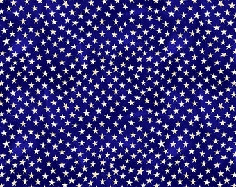 Lady Liberty Small USA Stars in Navy by Chong-A Hwang for Timeless Treasures 44 in wide 100% Cotton Fabric TT-CD2093-NAVY
