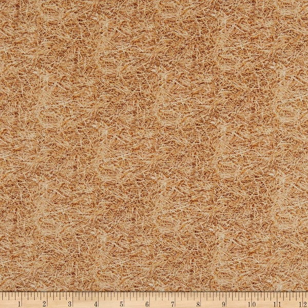 Straw Texture Landscape Medley by Elizabeth's Studio 44 inches wide 100% Cotton Fabric ES-614-Straw