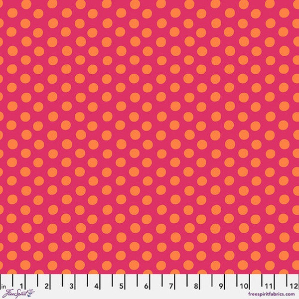 Spot in Fuschia by Kaffe Fassett for the Kaffe Fassett Collective for Free Spirit 44 inches wide 100% Cotton Fabric FS-GP70.FUCHS