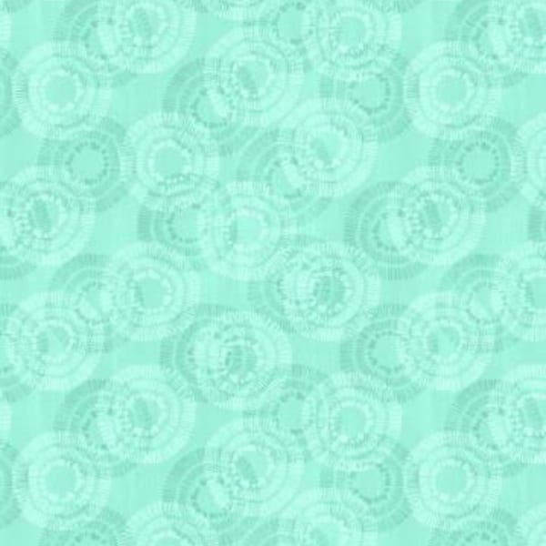 Circle Burst in Seafoam by Anne Rowan for Wilmington Prints 44 inches wide 100% Cotton Quilting Fabric WP-3007-68523-714