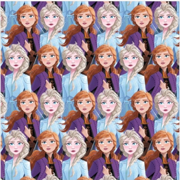 Frozen 2 Sisters Packed Elsa & Anna on Fleece Disney Licensed by Springs Creative 58-60 inches wide FLEECE fabric SC-70075-1600710