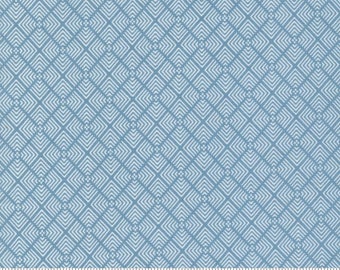 Old Glory Liberty Square Blenders in Sky Blue by Lella Boutique for Moda Fabrics 44 inches wide 100% Cotton Quilting Fabric MD-5203-13
