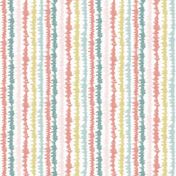 Blossom and Grow Textured Stripe Multi by Maureen Fiorellini for Studio E 44 inches wide 100% Cotton Quilting Fabric SE 6093-21