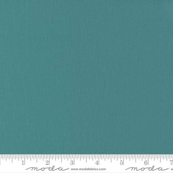 Bella Solids in Pond Blue by Moda Fabrics 44 inches wide 100% Cotton Quilting Fabric MD-9900-109