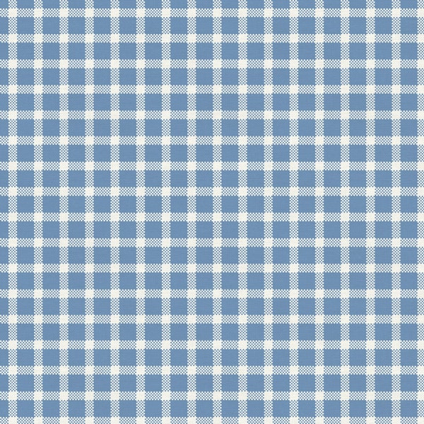 Buffalo Check Windowpane Sky Blue by Paintbrush Studios 44 inches wide 100% Cotton Quilting Fabric PBS 120-22021