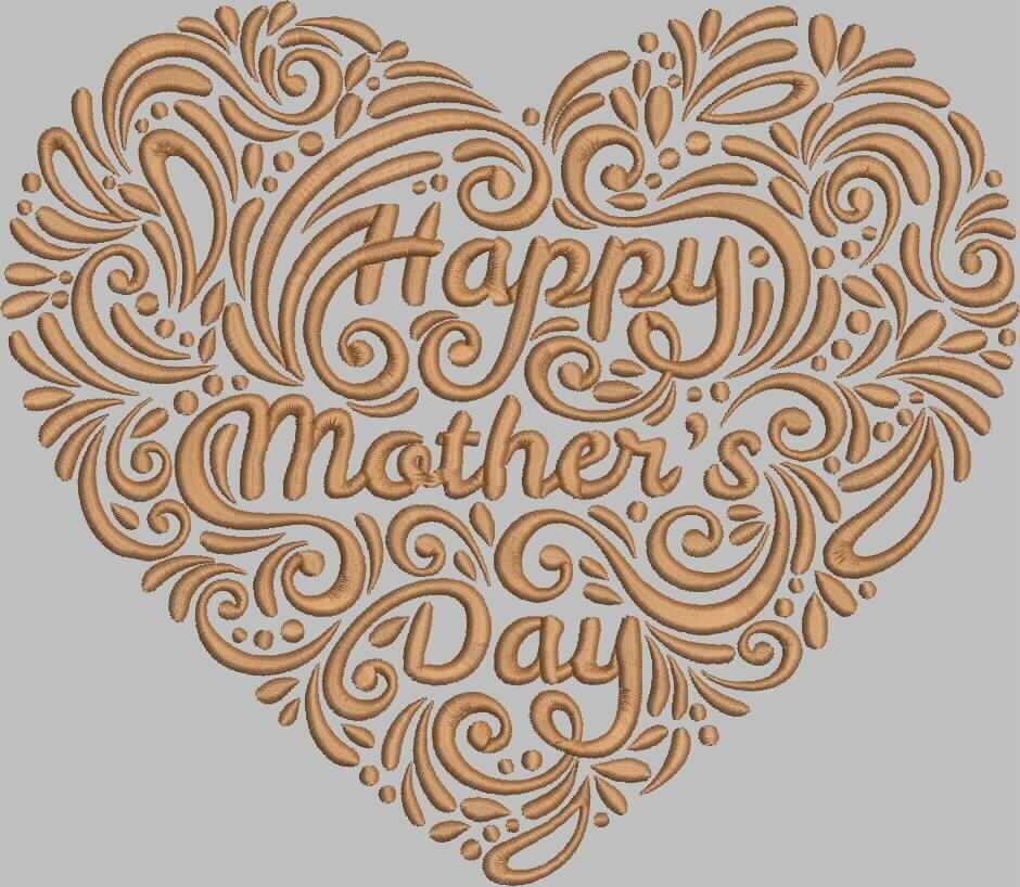 Happy mothers day embroidery design design machine  etsy Happy mothers day embroidery design design machine  etsy
