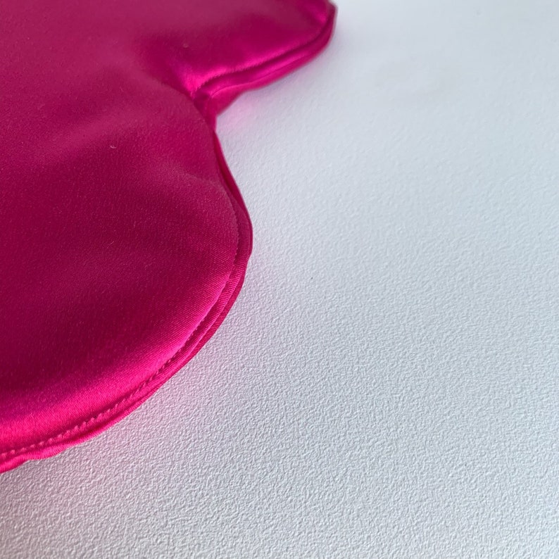 silk eye mask Purple silk sleep mask