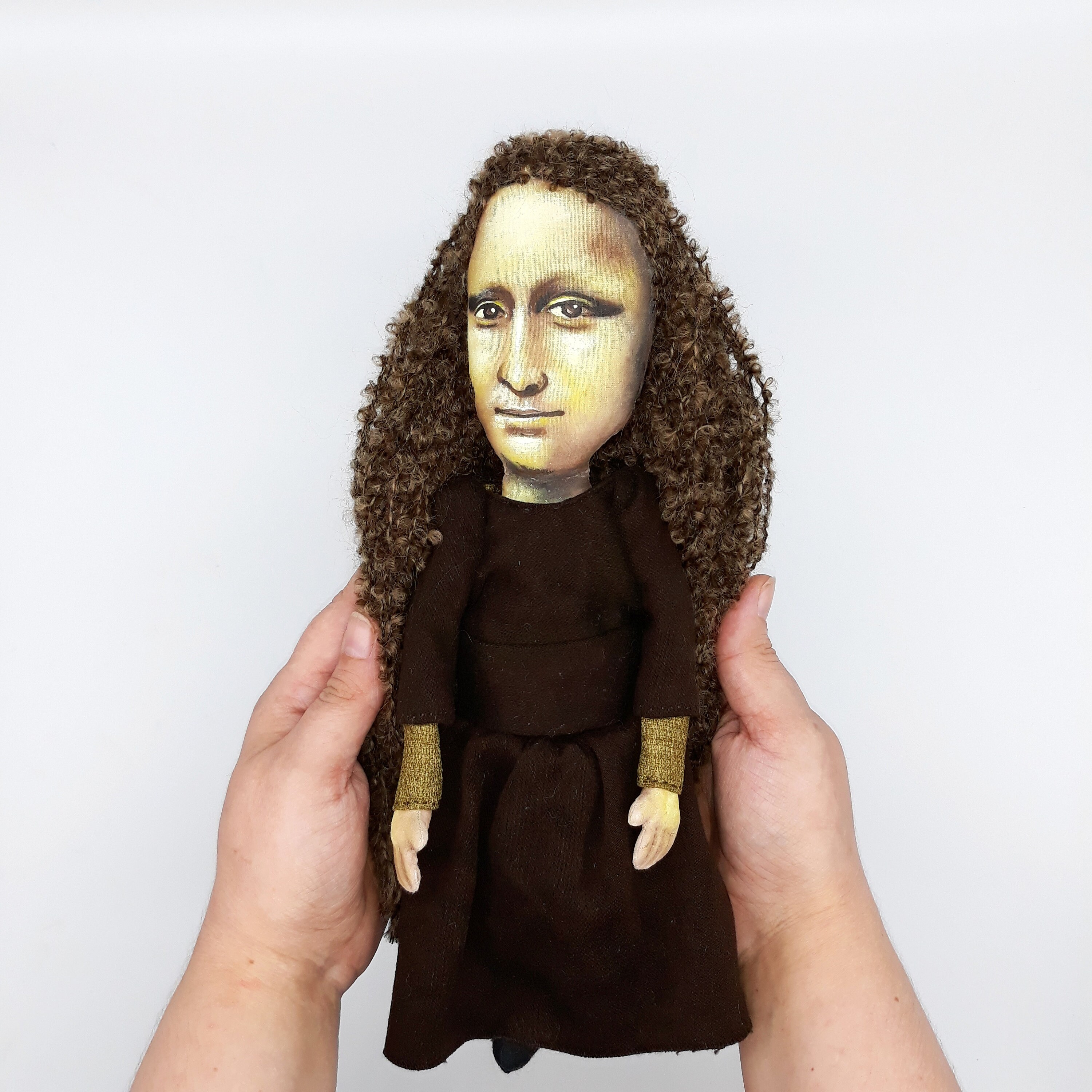 Mona Lisa doll Etsy