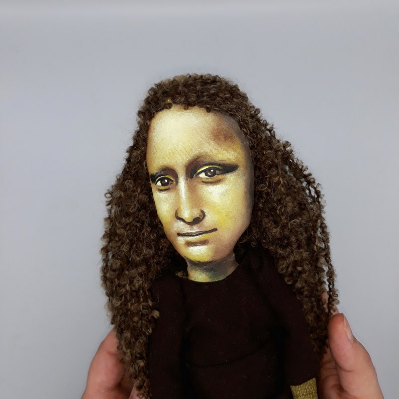 Mona Lisa doll Etsy