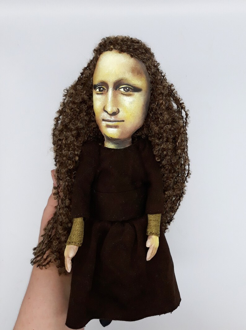 Mona Lisa doll Etsy