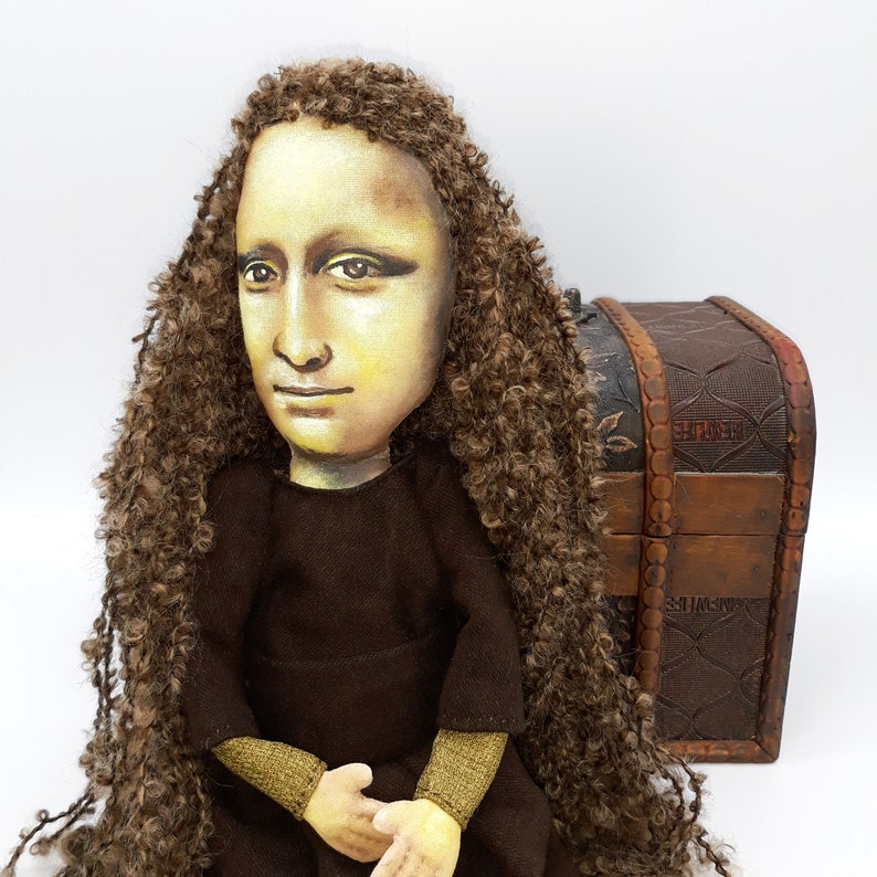 Mona Lisa doll Etsy
