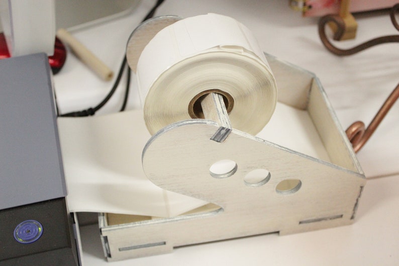 Thermal Paper Roll Holder, Digital FILE ONLY, Label Holder image 1