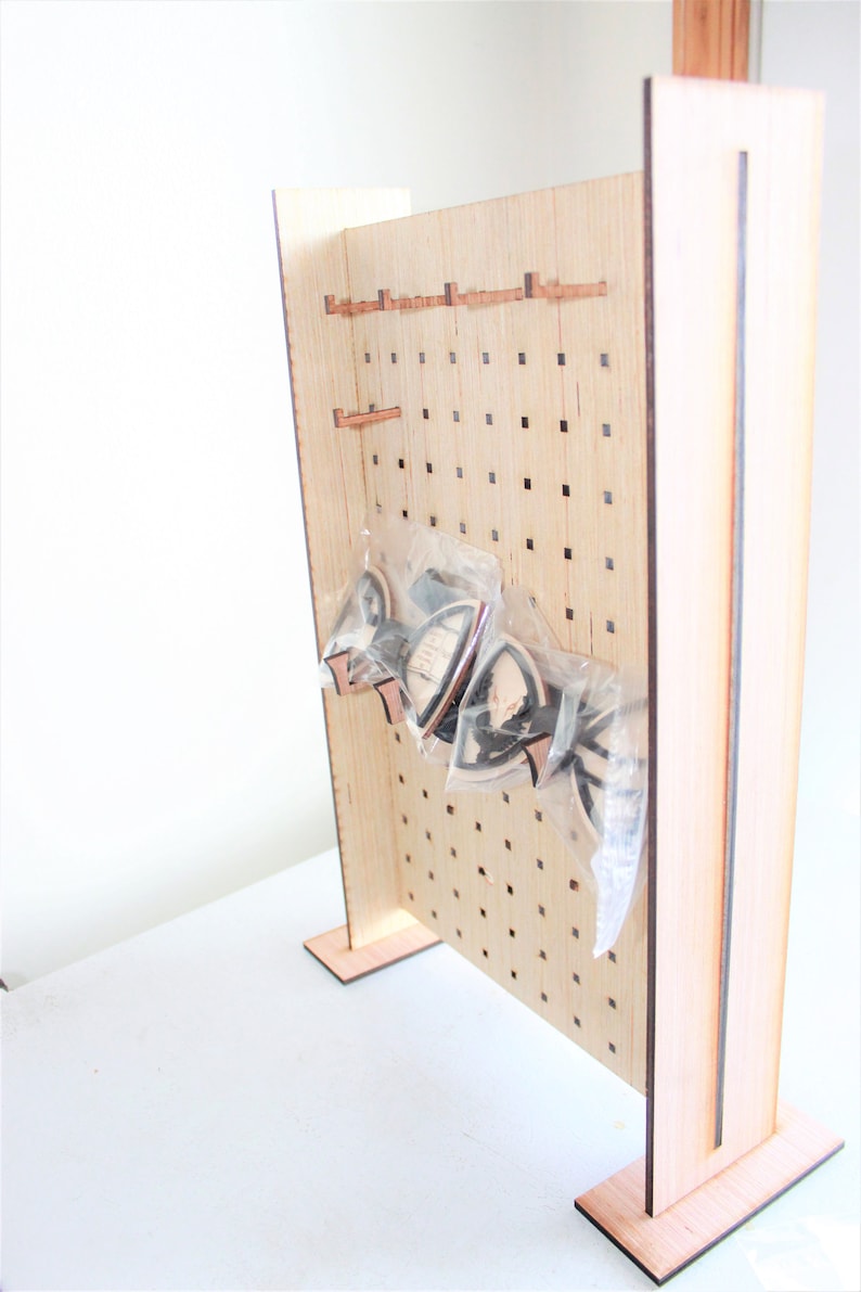 Laser Cut Jewelry Stand File, Peg Board, SVG Files, Accessories Stand