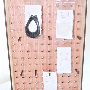 Laser cut Jewelry stand file, Peg board, SVG files, Accessories stand, Vendor Stand