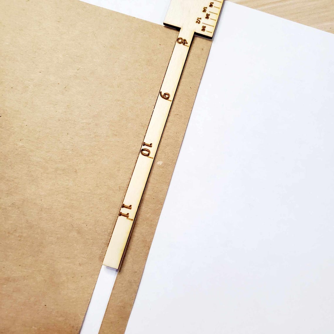 Scrapbook Ruler, Bookbinding Ruler, Digital Cut File, SVG - Etsy