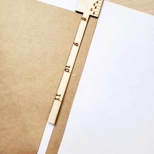 Scrapbook Ruler, Bookbinding Ruler, Digital Cut File, SVG - Etsy