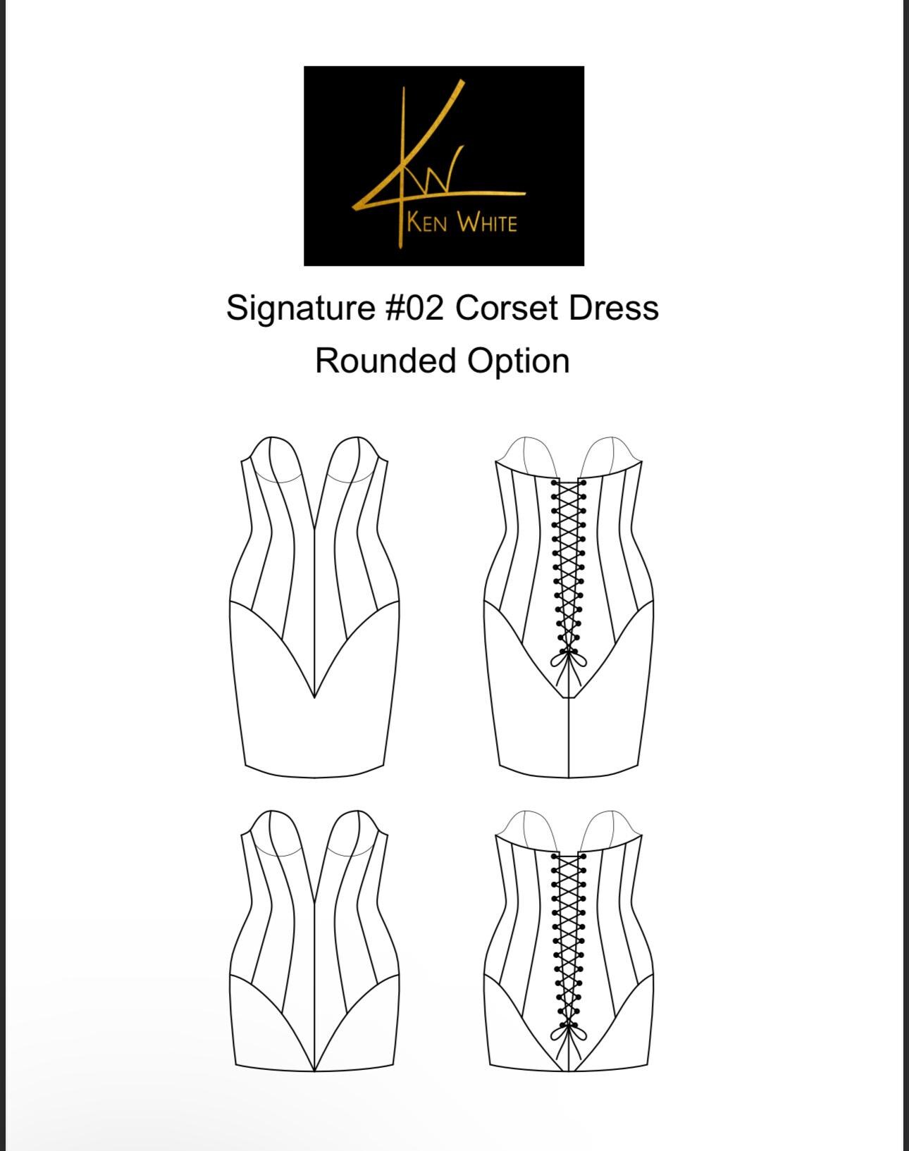 white christmas dresses Simplicity Corset Dress S3085 – The Fold Line main image 0