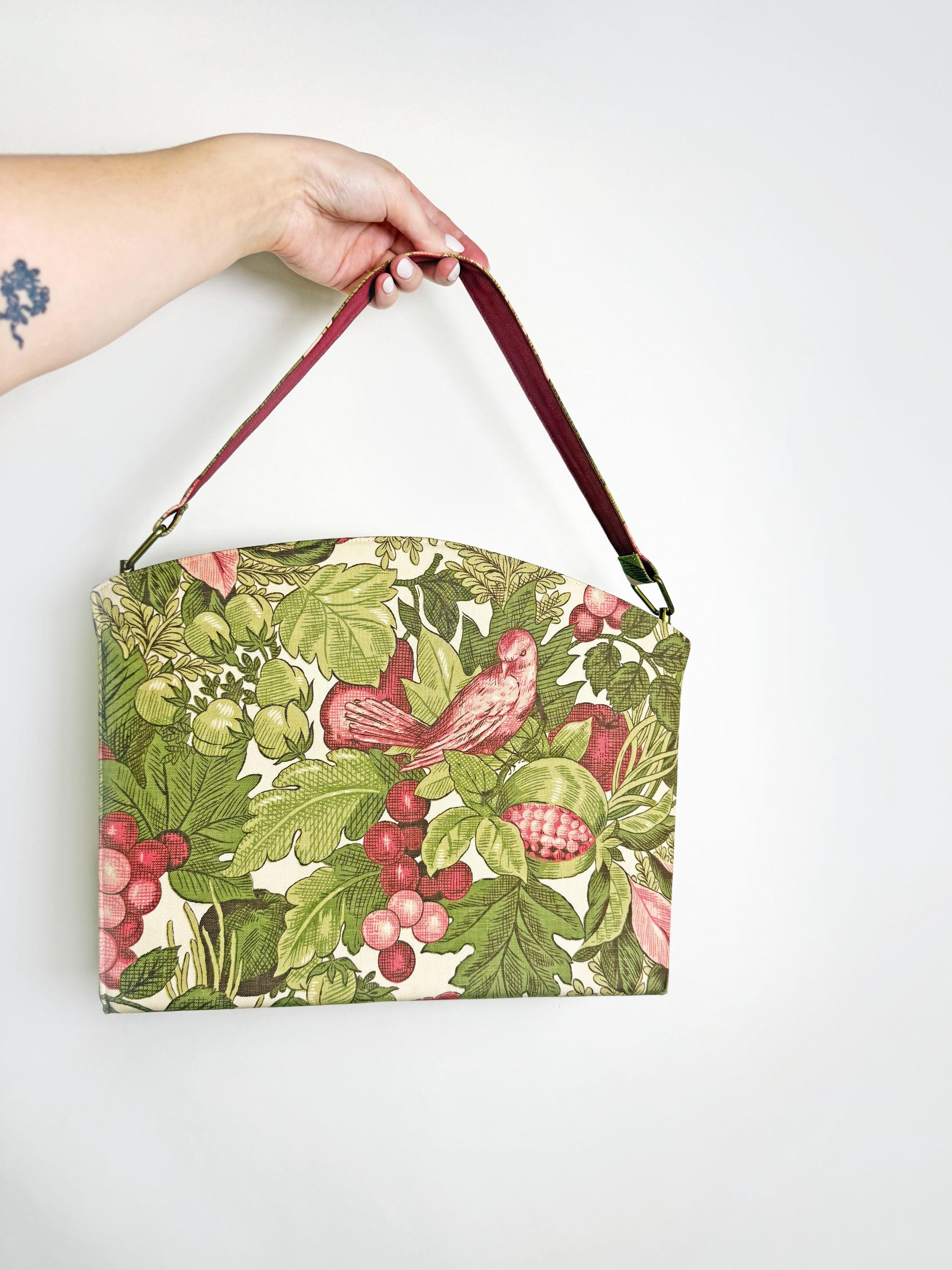 60s Floral Bag - Etsy
