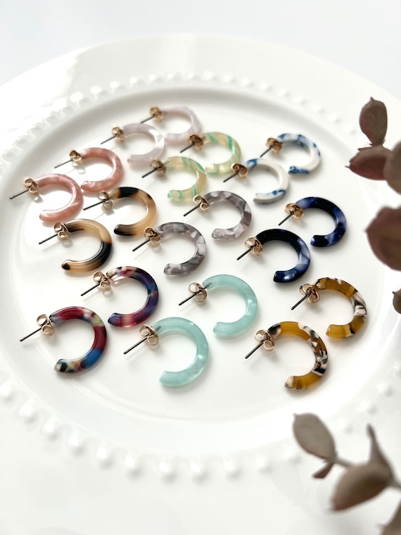 Real tortoise outlet shell earrings