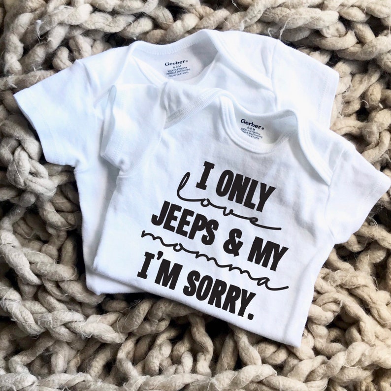 I Heart Momma/'s Jeep Baby Clothes ***Free Shipping***