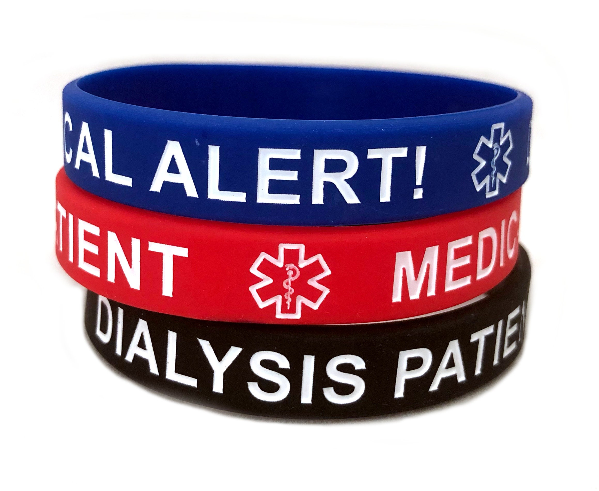 Stainless Steel Stop Diabetes® Silicone Flex Bracelet