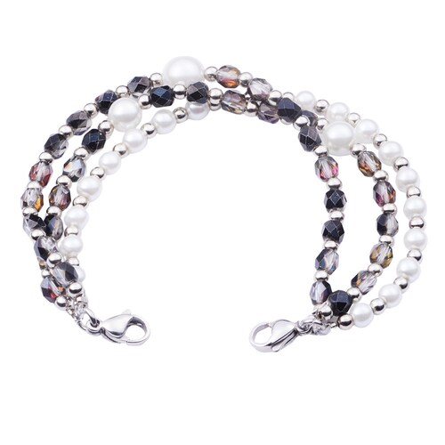 Medical ID Triple Strand Beaded Interchangeable Bracelet Etsy