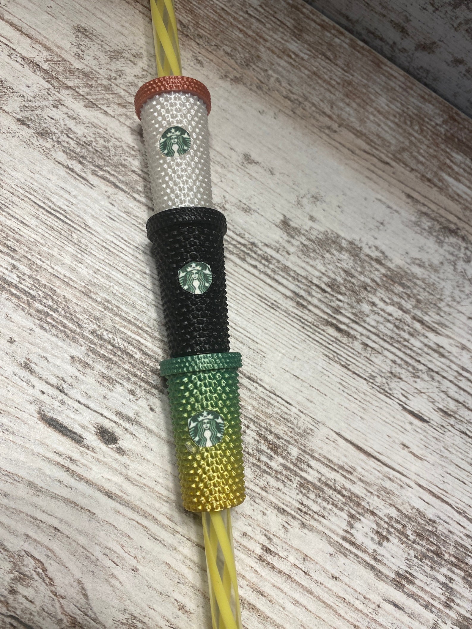 Custom Made Starbucks Studded Cup Straw Topper Etsy