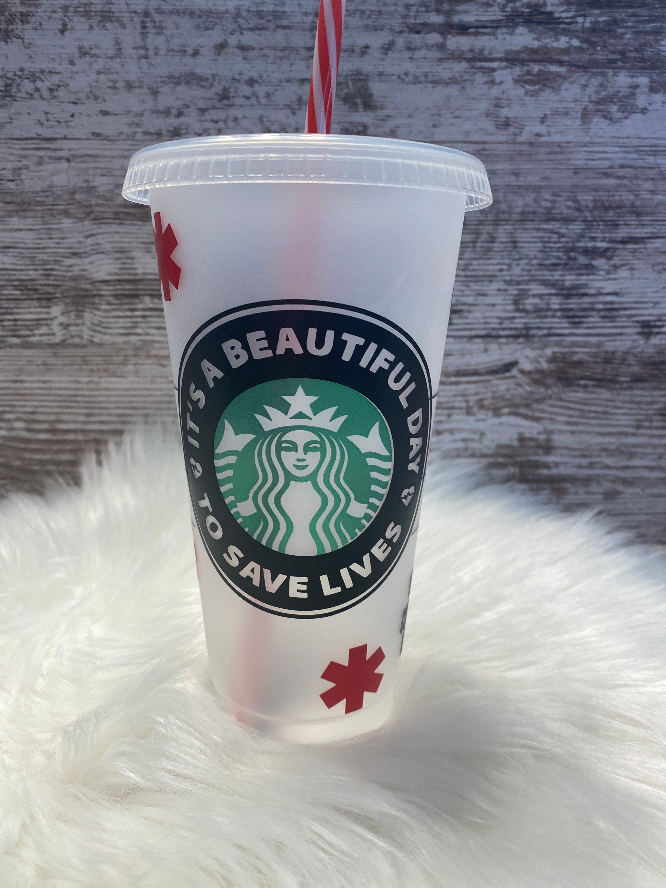 Custom Greys Anatomy Starbucks Cup Etsy