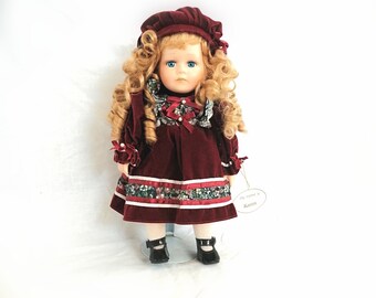Porcelain Vintage Doll Toy Collectible the Leonardo Collection