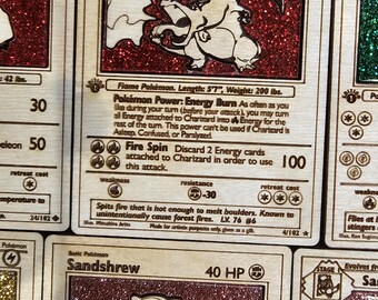 Full Master Set All 151 Original Pokemon Cards Made in Wood and Acrylic PRE  ORDER. - Etsy