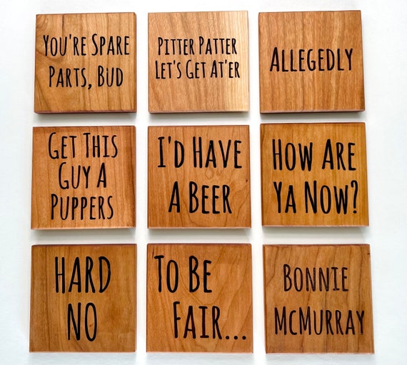 Set of 4 Letterkenny Can Koozies (How Are Ya Now, Pitter Patter, Puppers,  10-4)