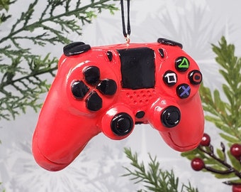 Personalized PS4 Controller Christmas Ornament: Gamer Gift