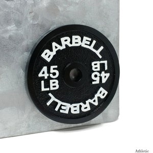 Barbell Fridge Magnet / Weight Plate Magnet / Christmas Gift / Stocking Stuffer / Crossfit Gift / Weightlifting Strongman