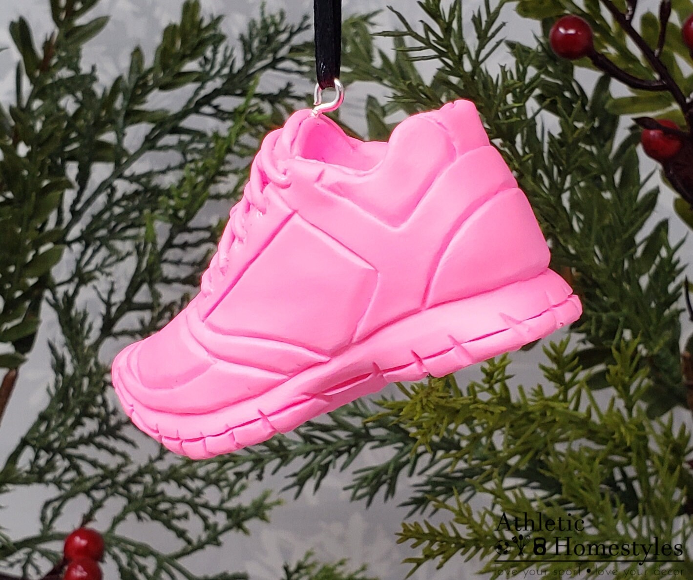 Running Shoe Ornament / Fitness Athlete Exercise Outdoor Etsy