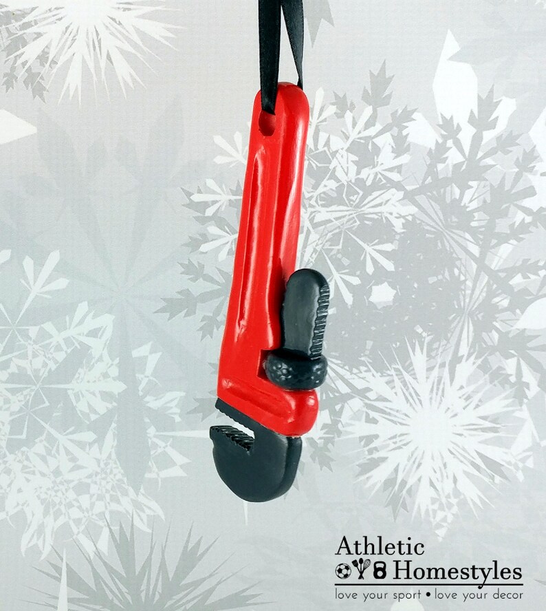 Pipe Wrench Christmas Ornament / Pipefitter / Steamfitter / Etsy