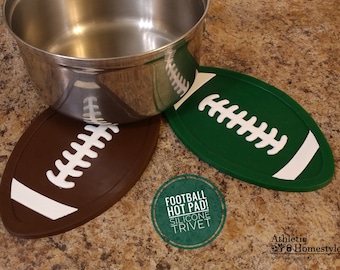 Silicone Football Trivet – Saskatchewan Roughriders Spoon Rest