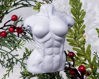 Bodybuilding Ornament / Female Christmas Gift IFBB Decoration / Swole Jacked Muscular Sexy Gift for Her
