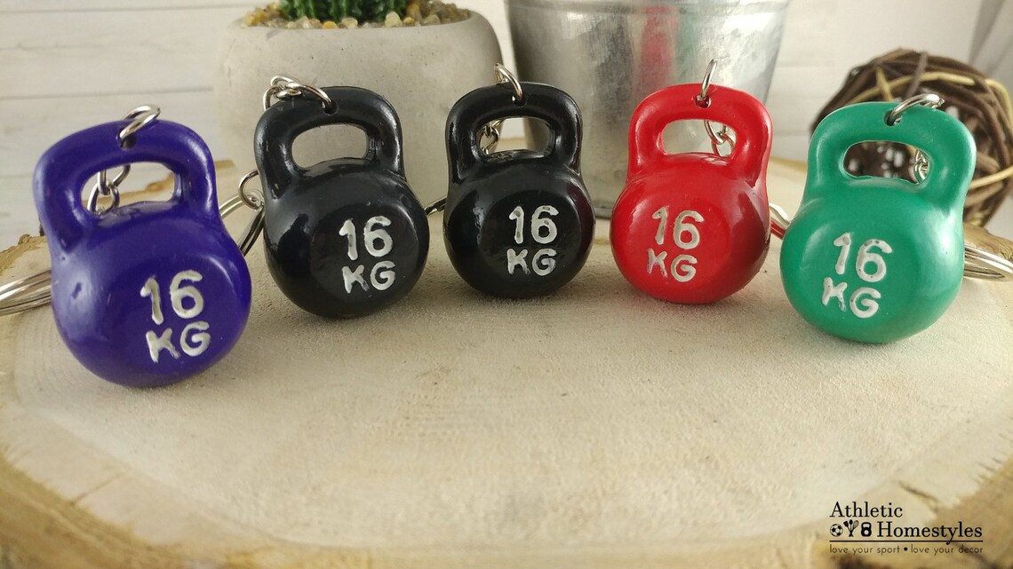 Porte-Clés Haltère Alliage Zinc - Accessoire Fitness Homme Femme