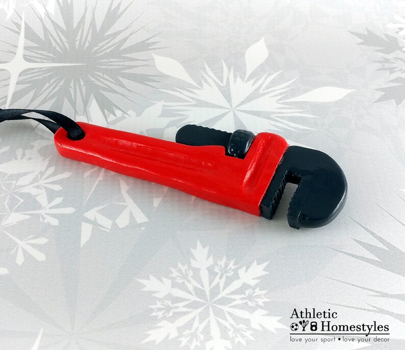 Pipe Wrench Christmas Ornament / Pipefitter / Steamfitter / Etsy