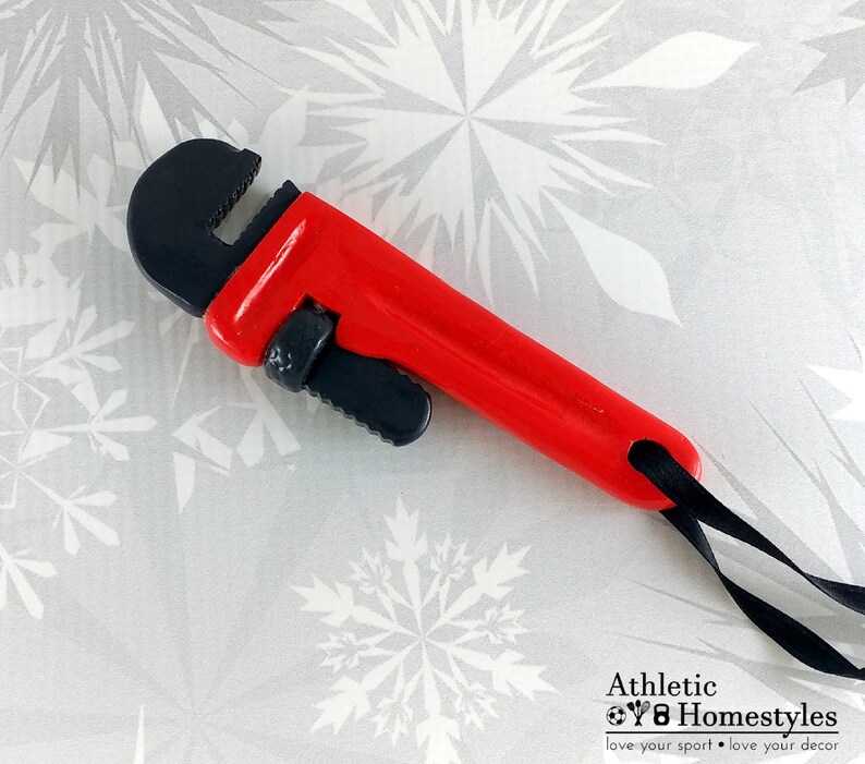 Pipe Wrench Christmas Ornament / Pipefitter / Steamfitter / Etsy