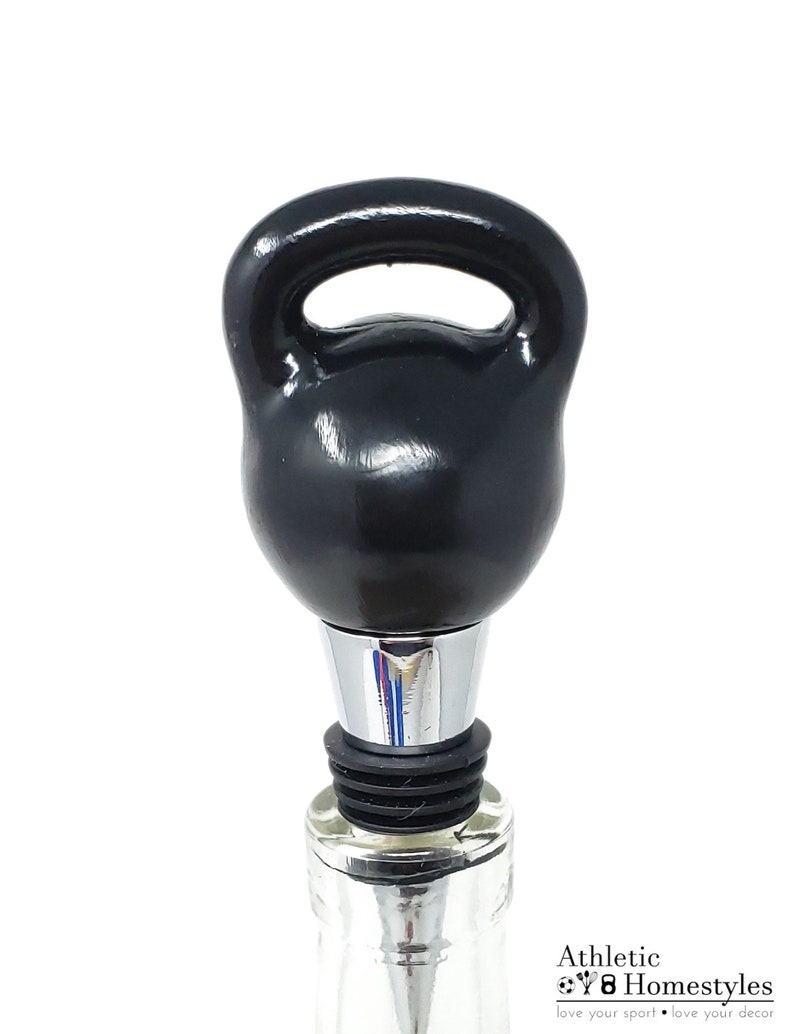 Kettlebell Wine Stopper / Crossfit WOD Bottle Stopper / Valentine's Day Gift / Bodybuilding Gift / Christmas Present / Crossfit Decor image 4