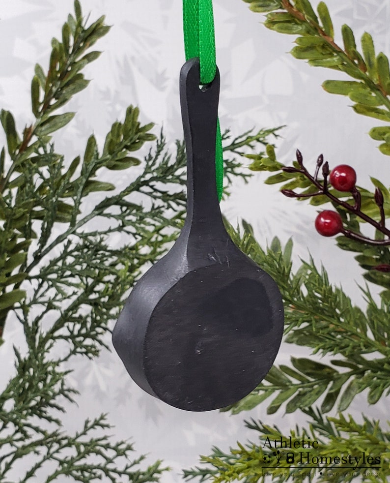 Cooking Ornament / Frying Pan and Spatula Christmas Decoration Etsy