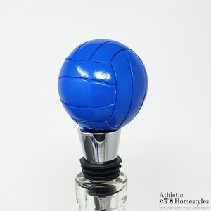 Volleyball Wine Stopper / Team Beach Sports Kitchen Decor / Christmas Gift / Valentine's Day gift for women / Home Party Decoration