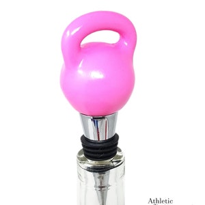 Kettlebell Wine Stopper / Crossfit WOD Bottle Stopper / Valentine's Day Gift / Bodybuilding Gift / Christmas Present / Crossfit Decor image 2