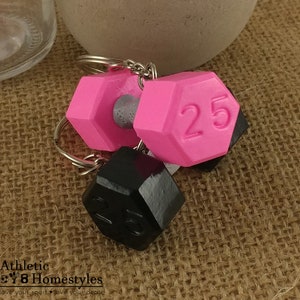 Porte-clés Bodybuilder En Acier Inoxydable - Forme Haltère, Anneau Détachable - Cadeau Sportif