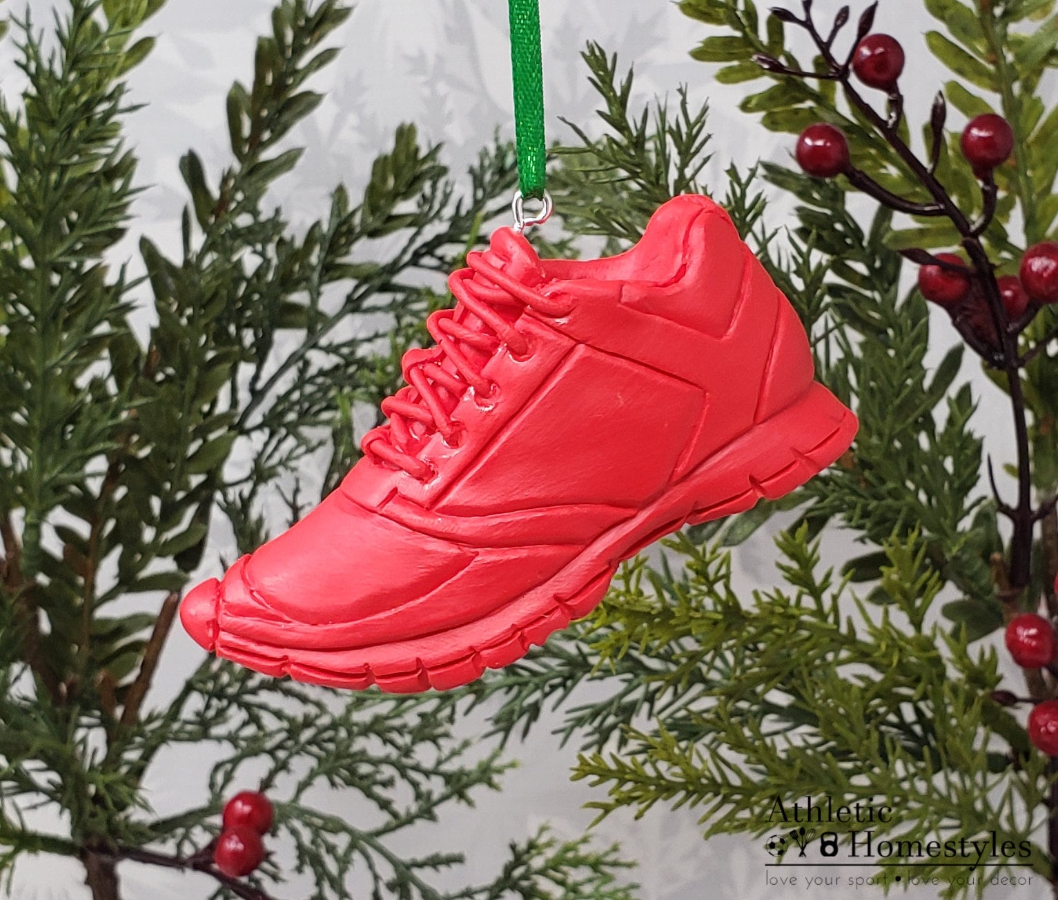 Running Shoe Ornament / Fitness Athlete Exercise Outdoor Etsy