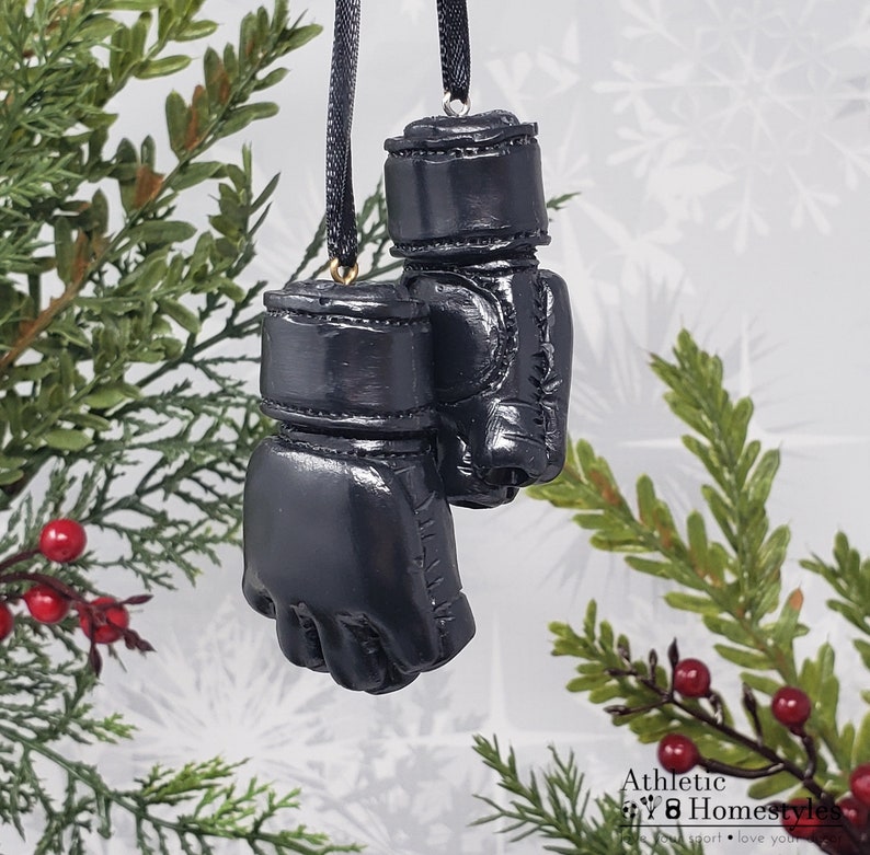 MMA Gloves Ornament - Mixed Martial Arts Christmas Decoration / UFC Gift / Christmas Ornament / Housewarming Gift / Sport Lover / UFC Decor image 7