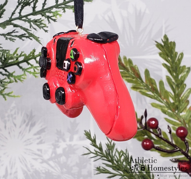 PS4 Christmas Ornament / Gaming Ornament / Personalized Video Etsy