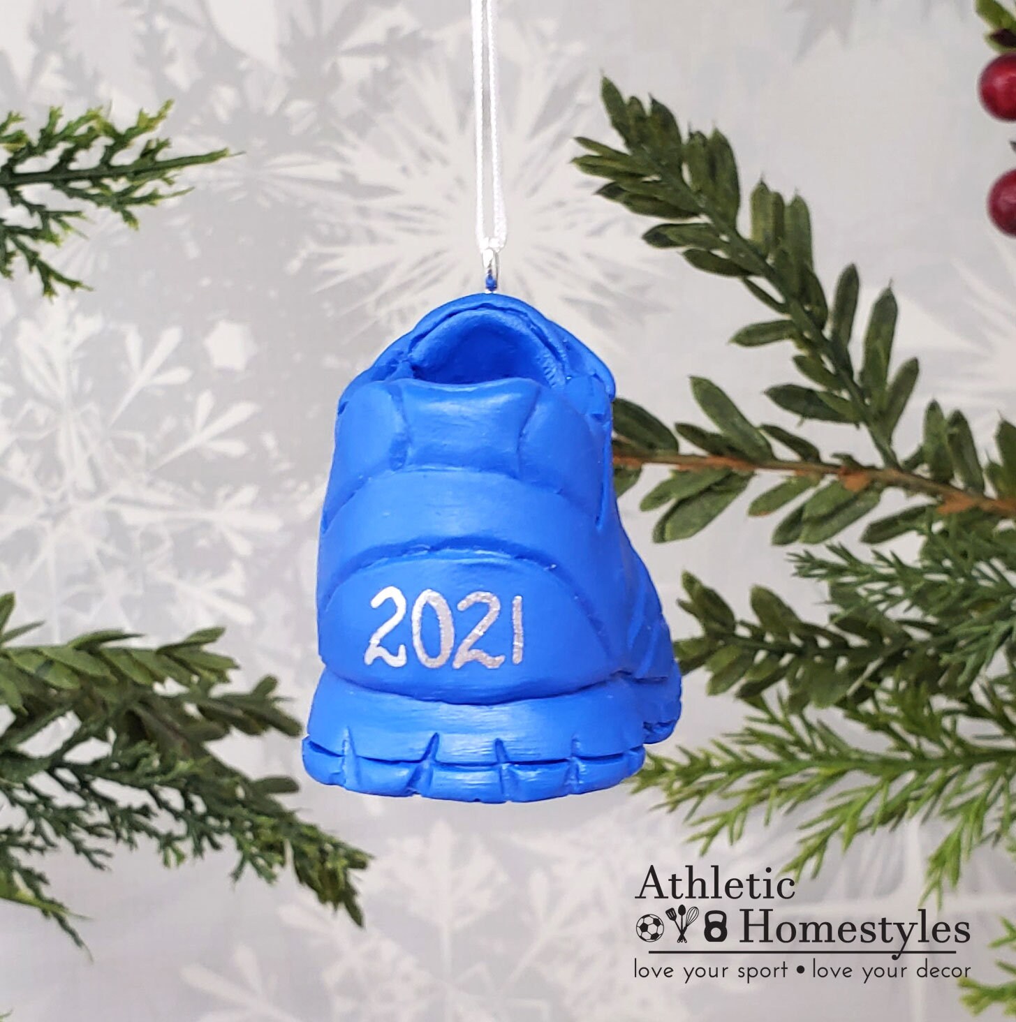 Running Shoe Ornament / Fitness Athlete Exercise Outdoor Etsy